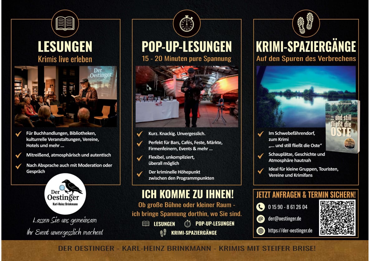 Der Oestinger - Krimis mit steifer Brise!