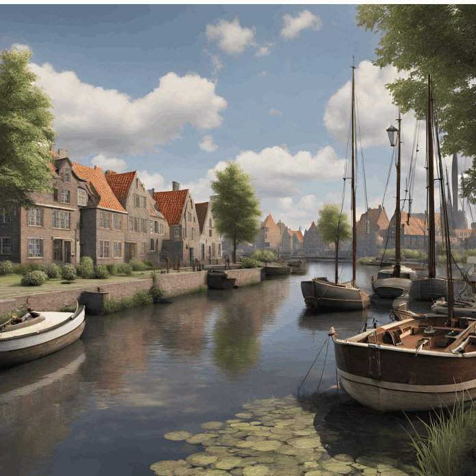 Historischer Hafen von FRIESMOOR