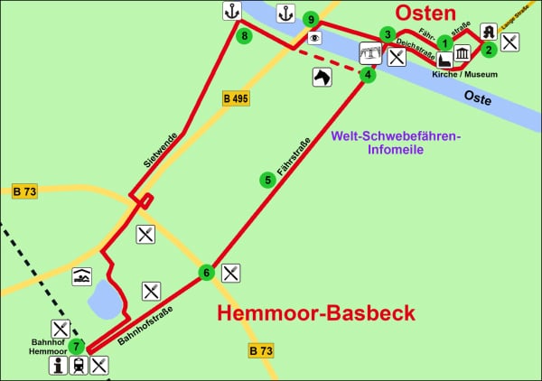 Historischer Fährweg